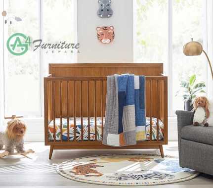 Ranjang Bayi West Elm Rangka Kayu Jati