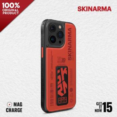 Skinarma Spunk Case iPhone 15 Pro - Kickstand iPhone 15 Pro Orange