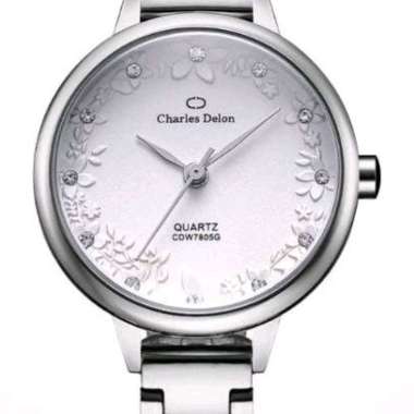 Jam Wanita Charles Delon 7805 Putih