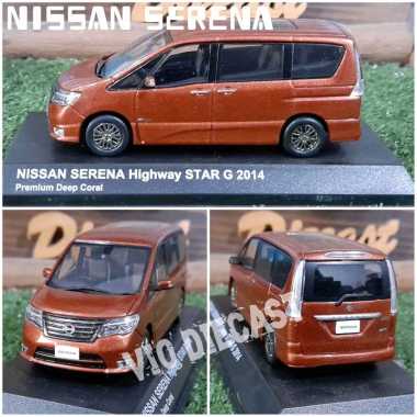 Diecast Miniatur Nissan Serena C26 facelift skala 1:43