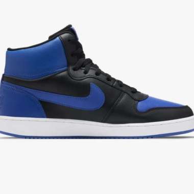 AQ1773 001 Nike Ebernon Mid Black Game Royal Original Sneakers