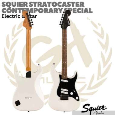 SQUIER STRATOCASTER Contemporary Special Electric Guitar | Gitar PWhite Hardtail