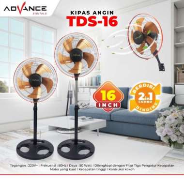 Advance Kipas Angin Tornado 16 Inch TDS-16 / Kipas Tornado / Kipas besi 2in1 16 Inch TDS16 / TDS 16 