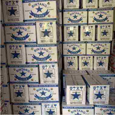 Bintang Super Emping Belinjo Segar 1 Dus Karton 5 kg / Emping Melinjo Mentah Tipis Kualitas Terjamin