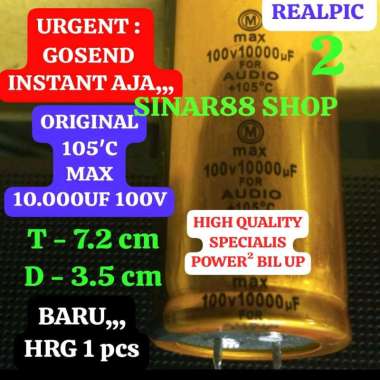 10000uf100v 10000uf 100v 10.000uf100v 10.000uf 10000mk100v 10.000mk MAX ORIGINAL CAPASITOR ELCO ELKO