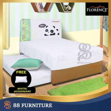 SpringBed Kasur Florence Sorong Kiddos Panda Set 100x200