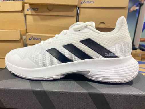 Sepatu Tenis Adidas Courtjam Control Putih [ID1538] 40