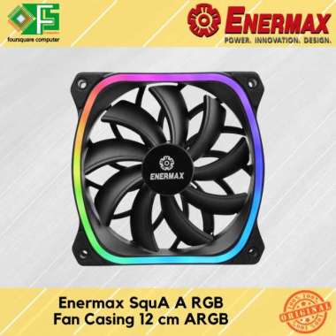 Enermax SquA ARGB Single Fan | Fan Casing 12cm RGB | Fan Case 12 cm
