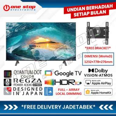 [GARANSI RESMI] TOSHIBA 55M550MP / 55 M550M QLED 4K UHD HDR10+ Google TV 55 Inch