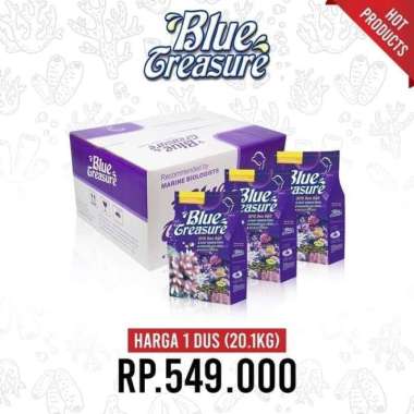 Blue treasure SPS sea salt 20.1kg (1dus) garam ASW marine reef laut