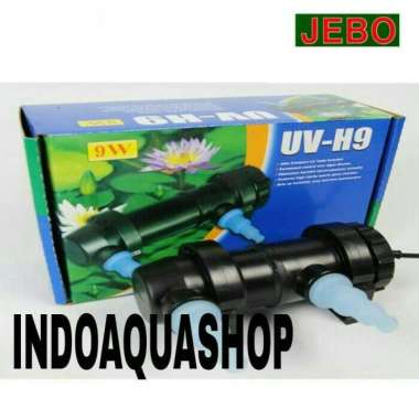 Lampu UV Sterilizer Jebo UV H9 9 Watt untuk Aquarium dan Kolam Ikan