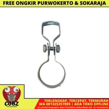 1 IN / NM Klem Pipa Gantung Hanger Clamp Galvanis Tebal
