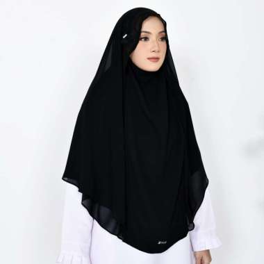 KHIMAR SYARI Mariposa Butterfly Niqab Cadar Jilbab Syari Khimar Jumbo Semua Ukuran Hitam