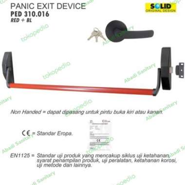 Bar Handle Pintu Darurat / Panic Door Exit Device Solid PED 310+016 Multicolor