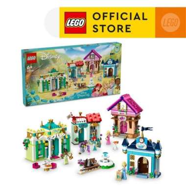 LEGO Disney Princess 43246 Disney Princess Market Adventure Building Set Toys (817 Pieces) Balok Mai