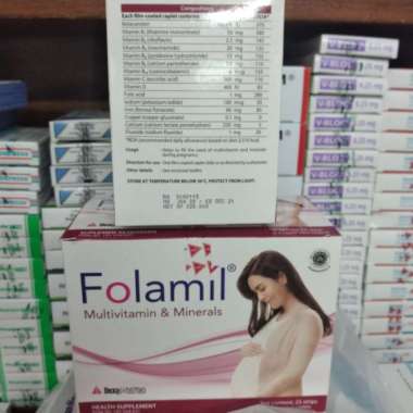 folamil tablet box