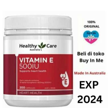 Healthy Care Vitamin E 500IU 200 kapsul