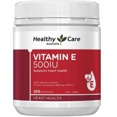 Healthy Care Vitamin E 500IU 200 CAPSULES