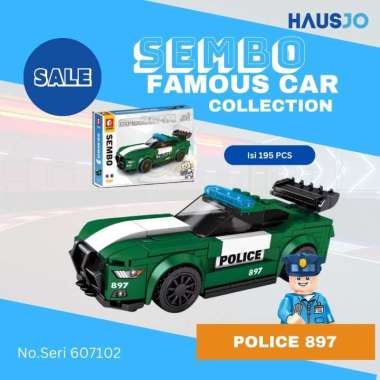Sembo Building Block Famous Car Collection (607101 - 607104) 607102