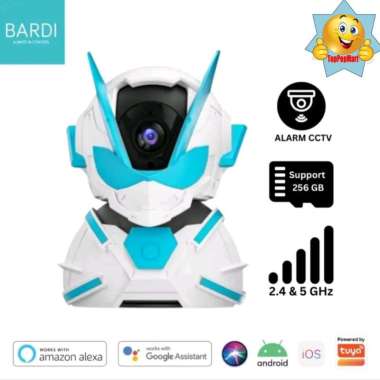 BARDI CCTV Indoor PTZ BARDION 3MP - Smart CCTV Wifi + Alarm + Dual Band