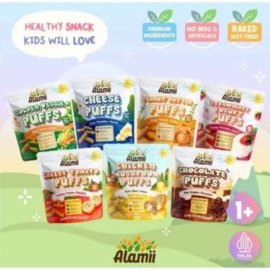 Alamii Puffs / Snack Anak / Cemilan Anak Golden Veggie