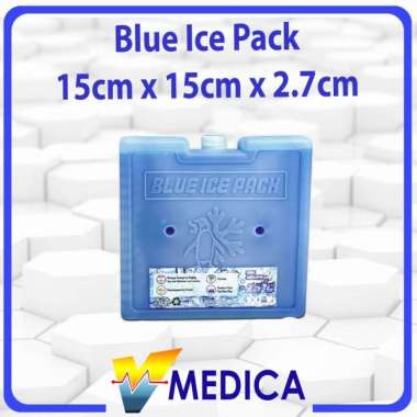 Cool Gel Blue Ice Pack Cooler Box 15cm x 15 cm x 2.7cm