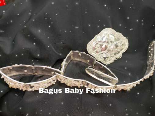Manding /Sabuk / Ikat Pinggang / Obi Dodot Basahan Kebaya Bunga Cantik Gold