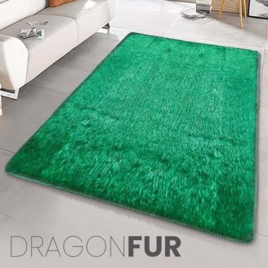 [DLUXE CARPET] KARPET RASFUR BUSA MALAYSIA UK 90X150, 120X180, 180X200 - BLACK, 90 X 150 GREEN