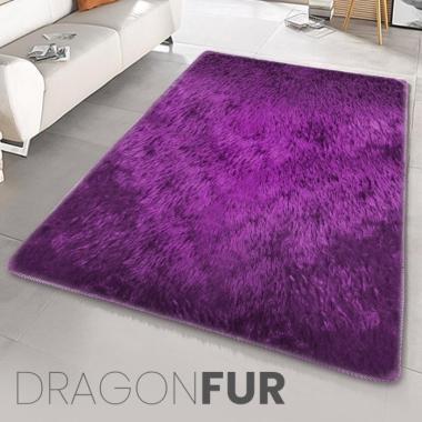 [DLUXE CARPET] KARPET RASFUR BUSA MALAYSIA UK 90X150, 120X180, 180X200 - BLACK, 90 X 150 PURPLE