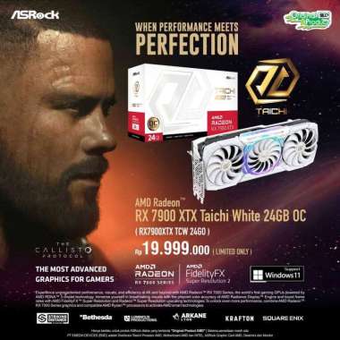 ASROCK RX 7900 XTX Taichi White 24GB OC AMD RADEON