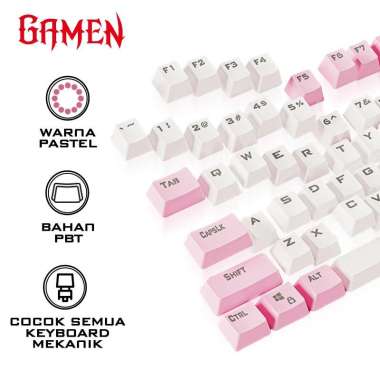 GAMEN KEYCAPS GMK01 KEYBOARD MEKANIK MX PBT