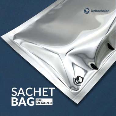 PLASTIK SACHET | KEMASAN ALUMUNIUM FOIL GUSSET per 10 lembar 7*9