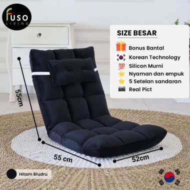 SOFA BUGATTI/SOFA LESEHAN/SOFA LANTAI/SOFA LIPAT/KURSI LESEHAN BESAR