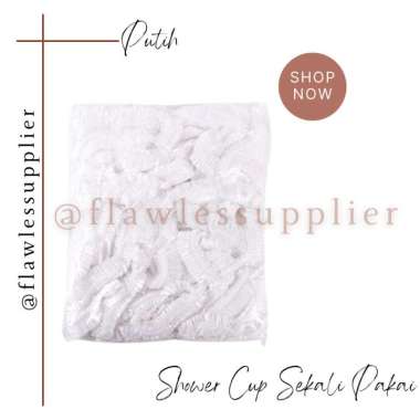 Disposable Nurse Cup / Shower Cap Penutup Kepala / Hair Net Penutup Kepala / Head Mob Surgical Showe