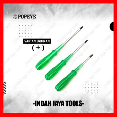 POPEYE Obeng TEMBUS PLUS (+) Ketok Gedor Screwdriver 4 5 6 Inch 4 INCH