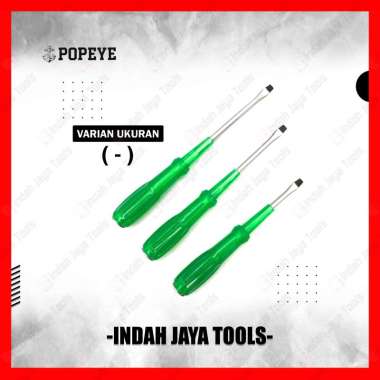 POPEYE Obeng TEMBUS MIN (-) Ketok Gedor Screwdriver 4 5 6 Inch 5 INCH