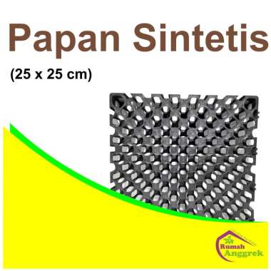 Media Tanam Papan Sintetis 25 x 25 cm platycerium pakis anggrek tanaman hias plastik tempel gantung 