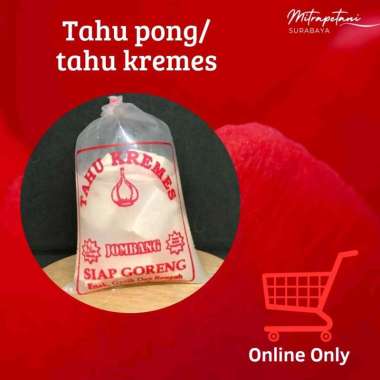 Tahu putih pong,tahu pong/tahu kremes,tahu pong
