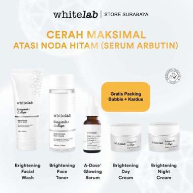 Whitelab Brightening Paket Wajah & A-Dose+ Glowing Serum
