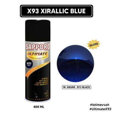 Sapporo Ultimate X93 Xirallic Blue / Sapporo Spray / Cat Aerosol Terbaik
