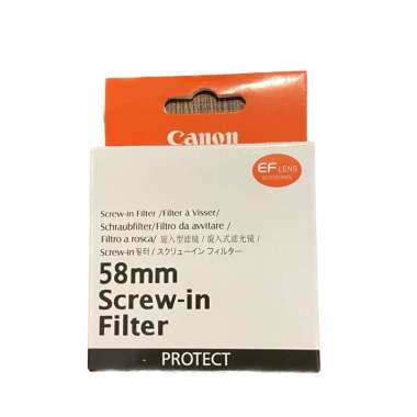 uv filter 58 mm 58mm lensa kamera dslr mirrorless digital canon