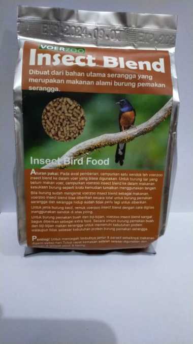 Pakan burung murai Kacer Anis Voerzoo insect blend 225GRAM best seller