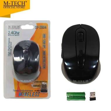 Mouse Wireless M-Tech SY-2804 2.4GHz Mouse Wifi Tanpa Kabel Optical Mouse Wireless USB