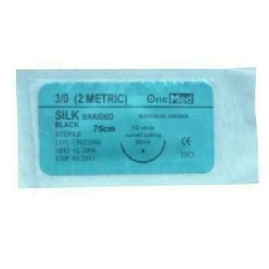 Suture, Benang Catgut Silk dengan Jarum Sachet