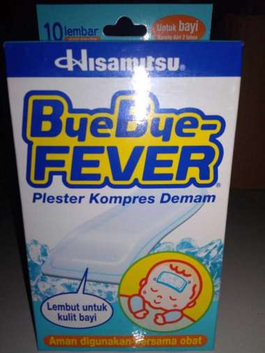 Bye Bye Fever Bayi / Kompres bayi / Byebye Fever Bayi Box isi 10