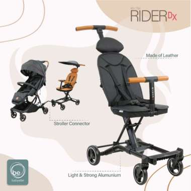 Babyelle Stroller Convertible Rider DX Brown