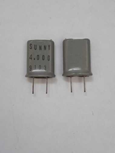 Crystal Kristal Frequency Oscillator Osc 4.000 4000 4 Mhz Sunny