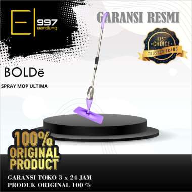 ALAT PEL LANTAI BOLDE SPRAY MOP ULTIMA , STAINLESS STEEL ORIGINAL UNGU Multicolor