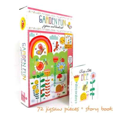 Garden Fun Jigsaw and Book Set Puzzle