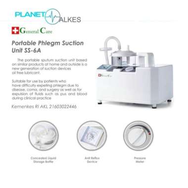 Suction Pump Portable General Care ( Alat Sedot Dahak) Ss-6A Dewasa